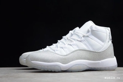 11 WHITE METALLIC SILVER - JORDAN RETRO 0719